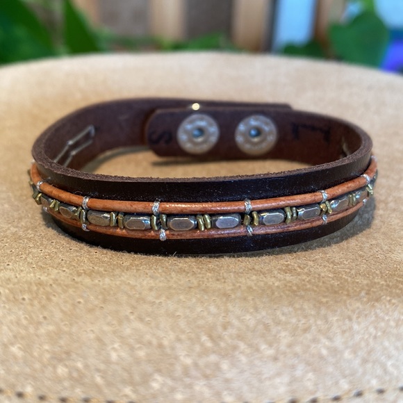 🎉 NEW‼️ SUNDANCE STERLING SILVER LEATHER BRACELET ‼️ - Picture 11 of 12